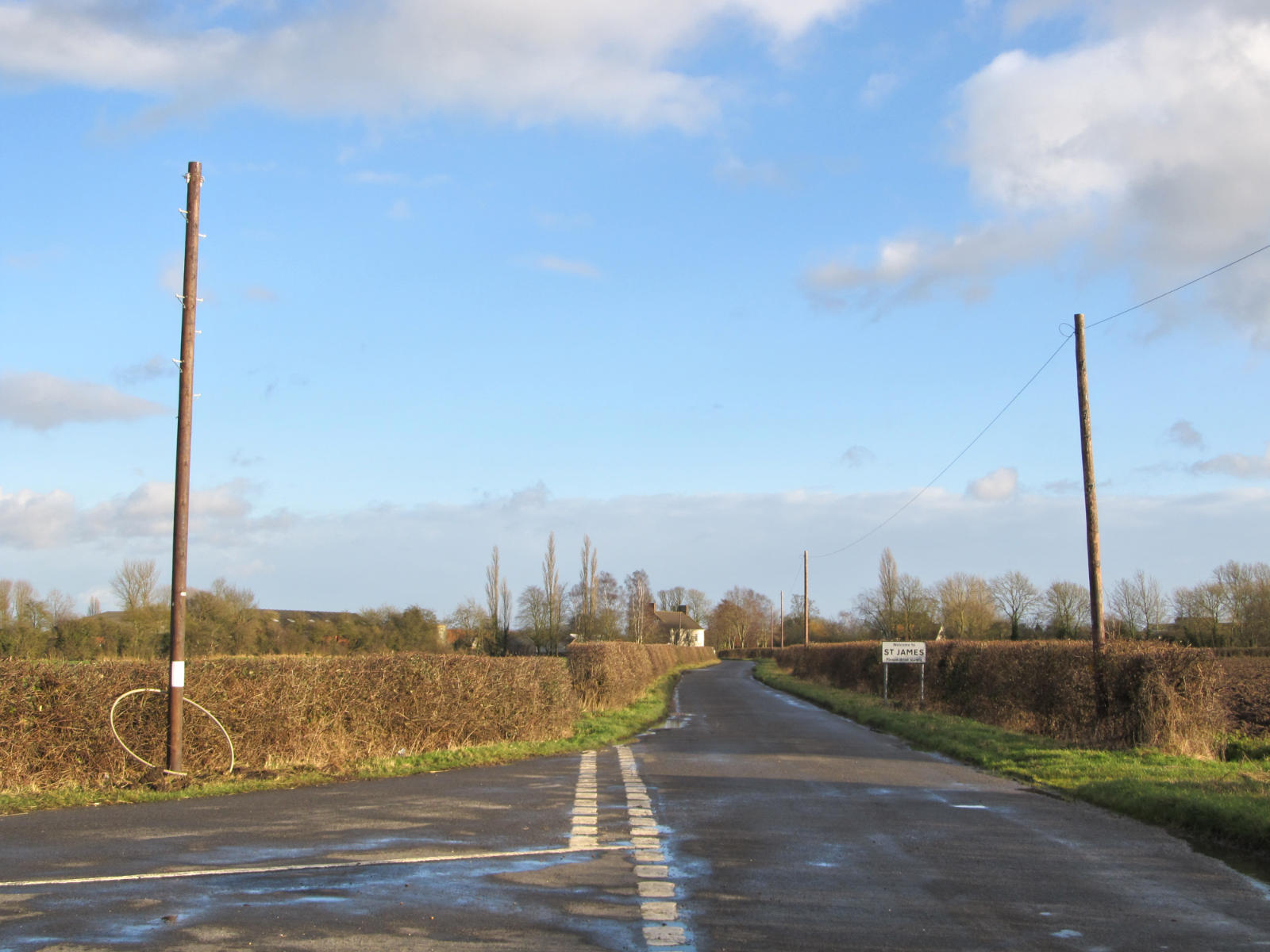 Over the road into St James