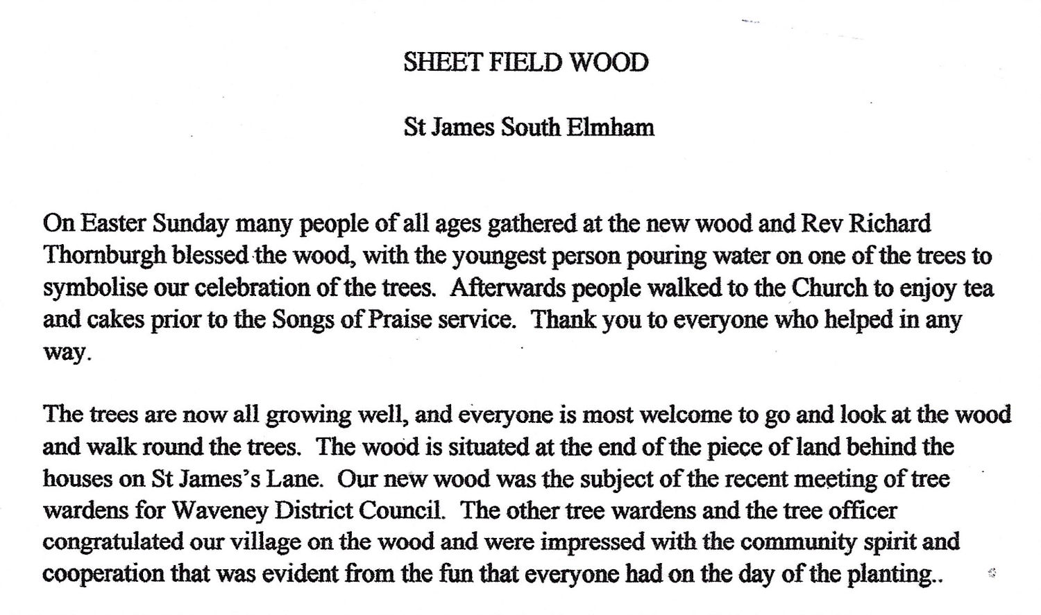 Sheet Field Document