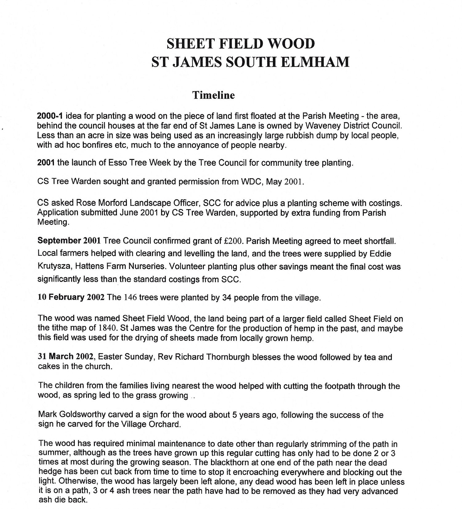 Sheet Field Document