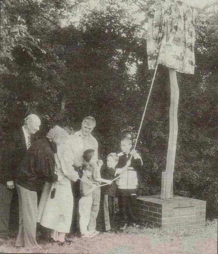 Village Sign Newspaper Article