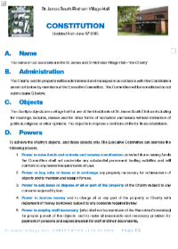 Village Hall Users Document : Parish AGM minutes
